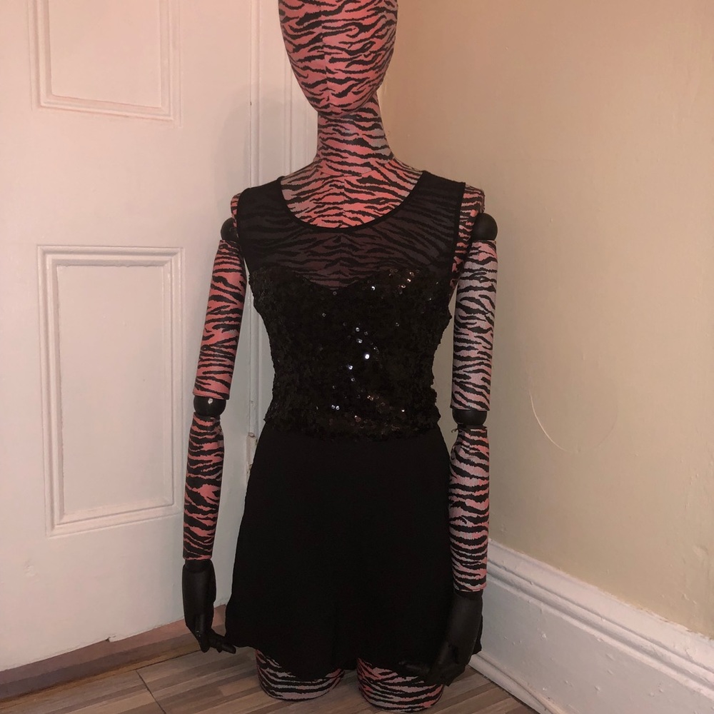 Black sequin jumper